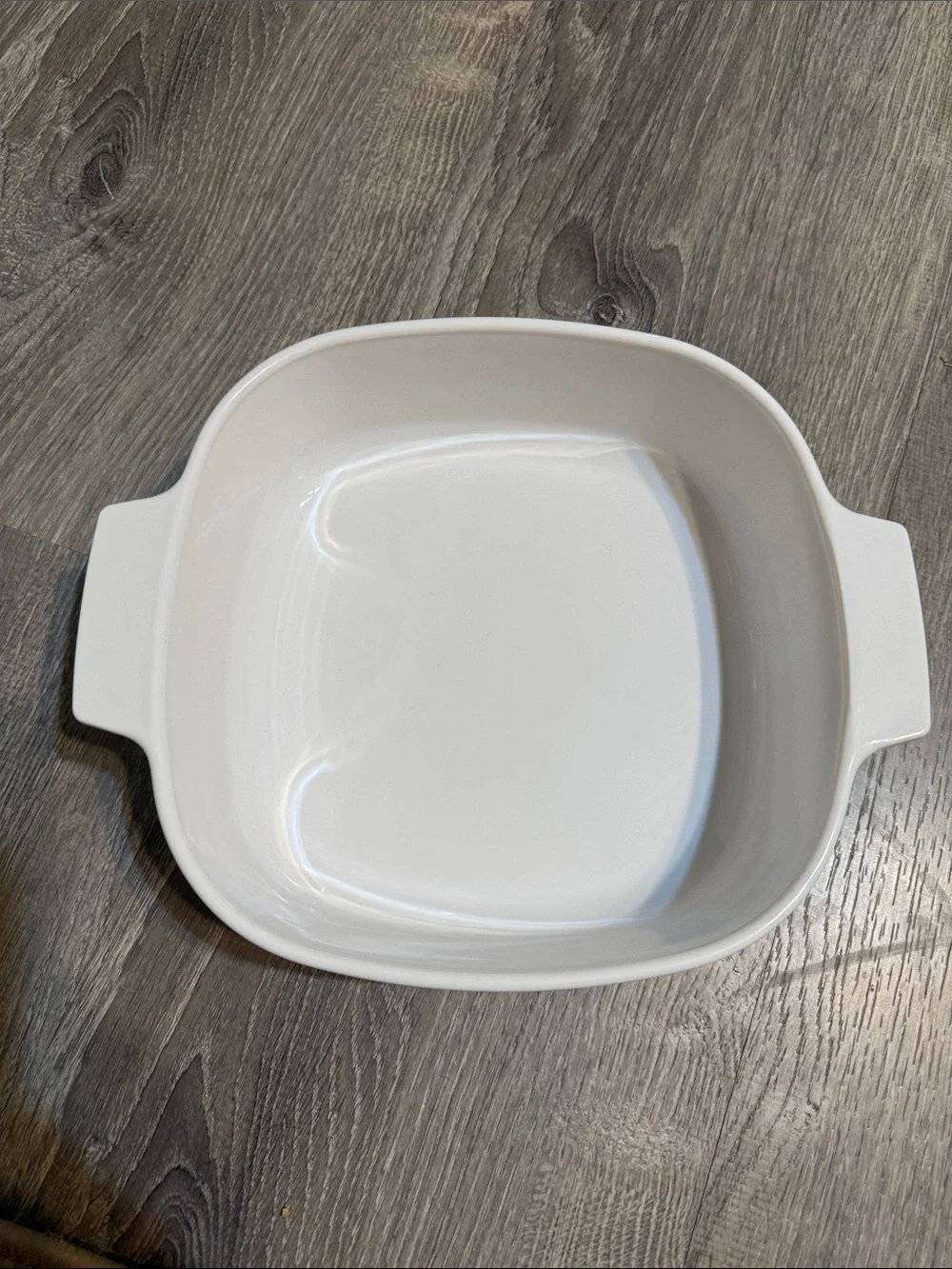 Corningware Primavera Baking Dish with Blue  Border & Yellow Tulip Accents Vtg